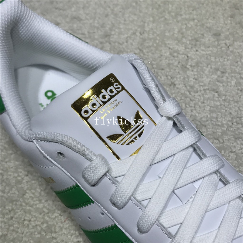 Adidas Superstar White Green BY3722